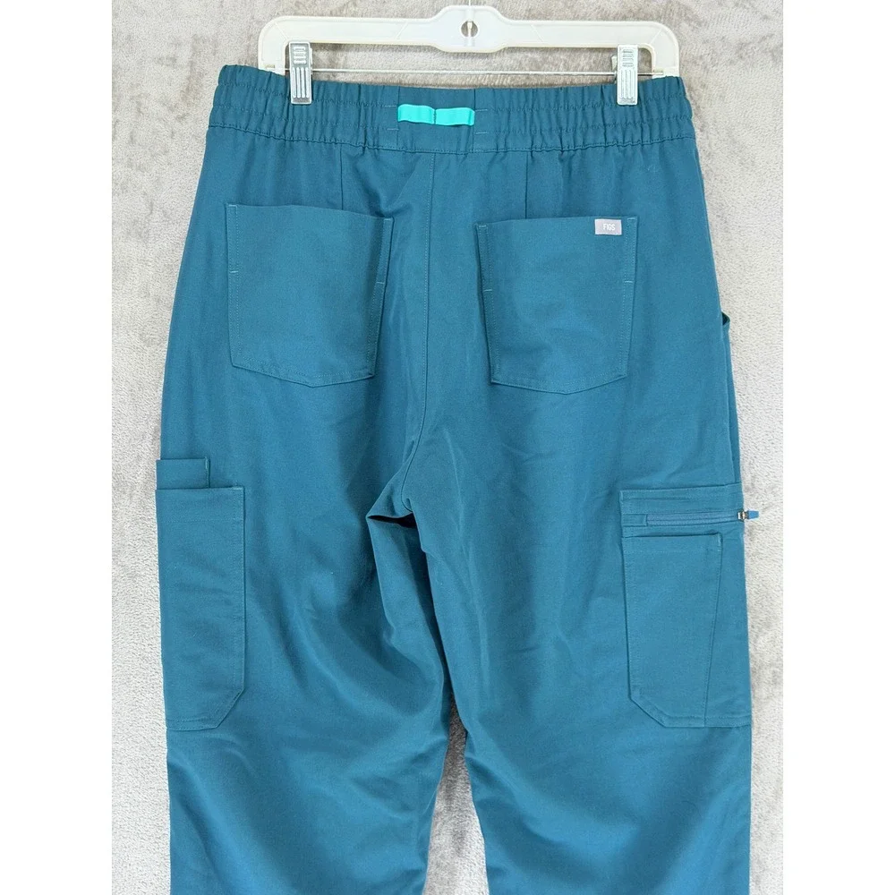 FIGS Zamora Jogger Scrub Pants Teal Blue Medical Uniform 1001100 Mens Small